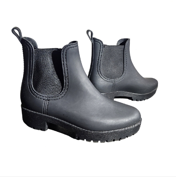 Jeffery Campbell Cloudy Waterproof Chelsea Rain Boot Women 9 - Picture 2 of 13